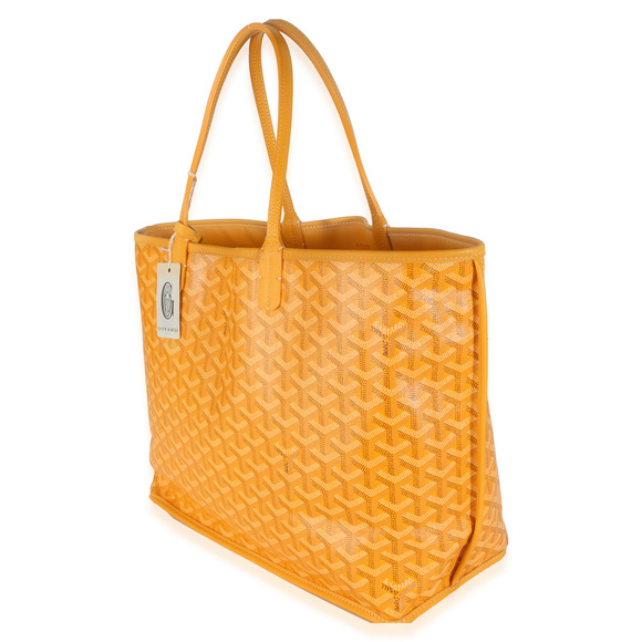 Goyard Yellow Goyardine Canvas Reversible Anjou PM - Picture 3 of 7
